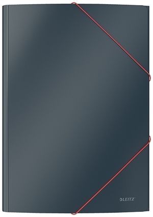 Leitz 3-článkový elastický souborovník Cosy karton A4 šedý