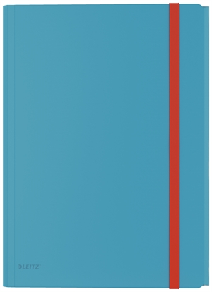 Leitz 3-klap elastikmappe Cosy PP A4 modrá