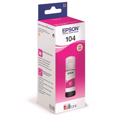 Epson T104 Magenta EcoTank lahvička s inkoustem
