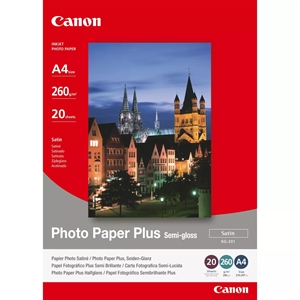 Canon SG-201 Photo Plus pololesklý 260g/m² - A4, 20 listů