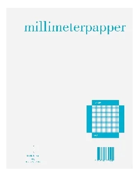 Esselte Milimetrový papír A4 1x1mm modrý 50 listů