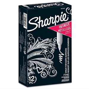Sharpie Marker Metallic 1,4mm stříbrná.