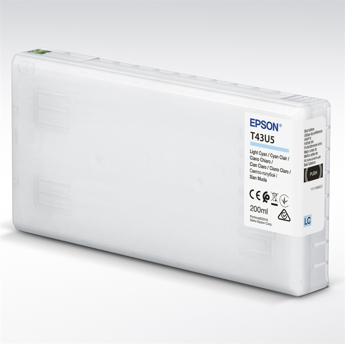 Epson T43U světle azurová inkoustová náplň 200 ml pro SureLab SL-D800