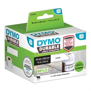 Dymo LabelWriter Odolná čárová etiketa 19 mm x 64 mm, 2 role