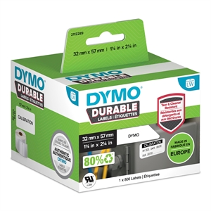 Dymo LabelWriter Odolný víceúčelový štítek, velikost 57 mm x 32 mm, kusy.