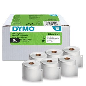 Dymo LabelWriter 102 mm x 210 mm DHL štítky 6 rolí po 140 štítcích kus.