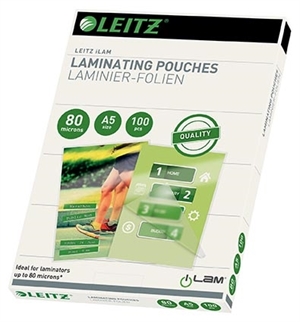 Leitz Laminovací pouzdro lesklé 80my A5 (100)