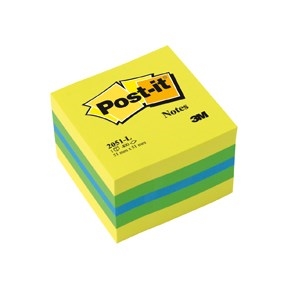 3M poznámky Post-it 51 x 51 mm, mini kubusový blok Lemon