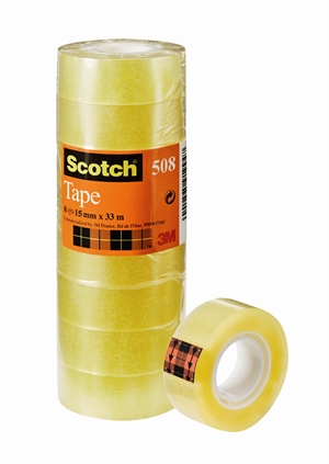 3M Páska Scotch 508 15mmx33m průhledná (10)
