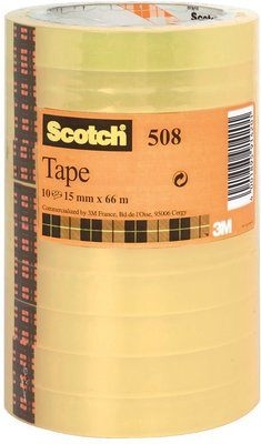 3M Páska Scotch 508 15mmx66m průhledná (10)
