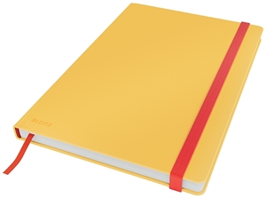 Leitz poznámkový blok Cosy HC formát L s 80 listy 100g žlutý.