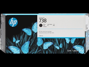 HP 738 300-ml černý inkoustový válec DesignJet