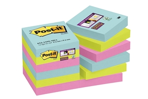 3M Post-it zápisníky super lepící 47,6 x 47,6 mm Cosmic - 12 balení