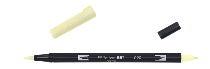 Tombow Marker ABT Dual Brush 090 citronový krém.