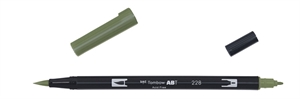 Tombow Marker ABT Dual Brush 228 šedozelený