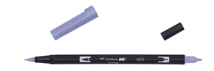 Tombow Marker ABT Dual Brush 603 fialově modrý