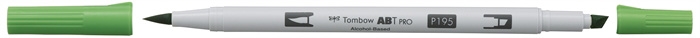 Tombow Marker alkohol ABT PRO Dual Brush 195 světle zelená
