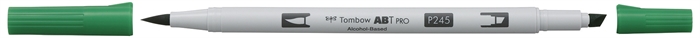 Tombow Marker alkohol ABT PRO Dual Brush 245 kaštanově zelená
