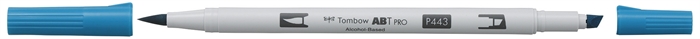 Tombow Marker alkohol ABT PRO Dual Brush 443 tyrkysová