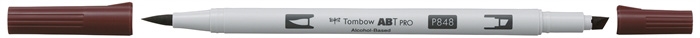 Tombow Marker alkohol ABT PRO Dual Brush 848 wineberry