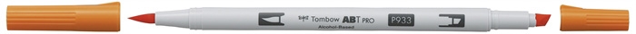 Tombow Marker alkohol ABT PRO Dual Brush 933 oranžový