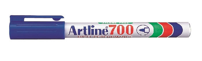 Artline Marker 700 Permanently 0.7, modrá.