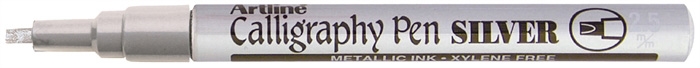 Artline Metallic Calligraphy 993 stříbrná