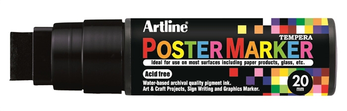 Artline Poster Marker 20 černá