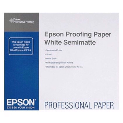 Epson Proofing Paper White Semimatte A3+ - 100 Archa