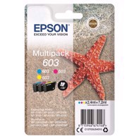 Epson T03U Multipack 3-farby Náplň do tiskárny 603