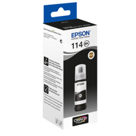 Epson 114 EcoTank Pigment Black Ink bottleEpson 114 lahvička s pigmentovou černou inkoustem EcoTank