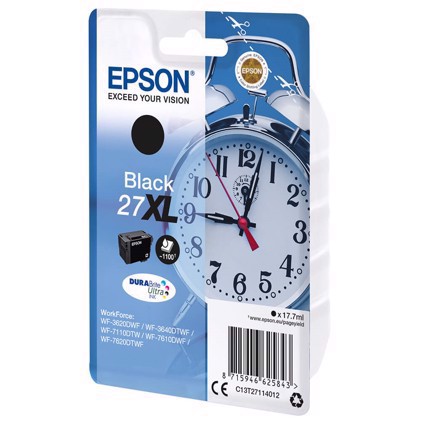 Epson T2711 Černá inkoustová kazeta XL