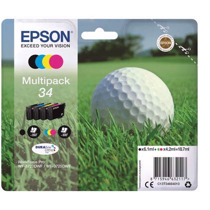 Epson T3466 4 - barevný multipack inkoustu