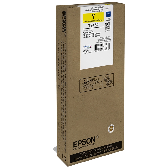 Epson Inkoustová kazeta řady WorkForce XL Yellow - T9454