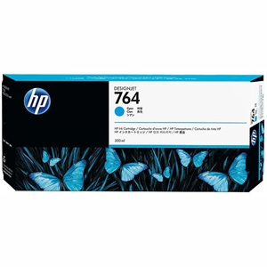 HP 764 cyan inkoustová kazeta, 300 ml
