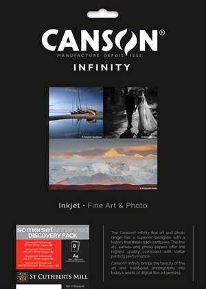 Canson Somerset Discovery Pack A4, 8 Archa
