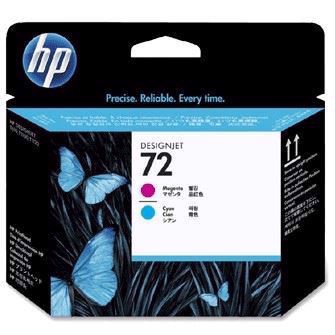 HP 72 Magenta a Cyan Tisková hlava