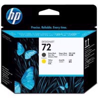 HP 72 Matte Black a Yellow Tisková hlava
