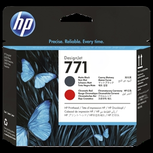 HP 771 Matte black/chromatic red tisková hlava