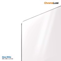 ChromaLuxe Photo Panel - 500 x 500 x 1,14 mm Gloss White Aluminium