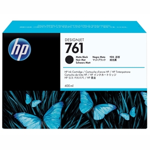 HP 761 matte black inkoustová kazeta, 400 ml