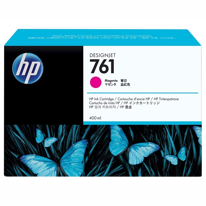 HP 761 magenta inkoustová kazeta, 400 ml