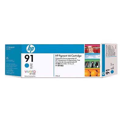 HP 91 - 775 ml Cyan kazeta