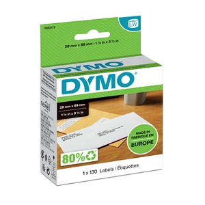 Dymo LabelWriter štítky 28 x 89 mm, 1 x 130 ks.