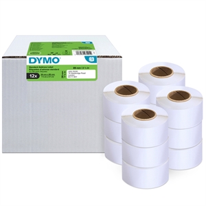 Dymo DYMO LabelWriter 28 mm x 89 mm standardní nálepky na adresu, 12 balení mm.