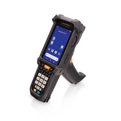 Datalogic Skorpio X5, 2D, MR, BT, Wi-Fi, NFC, num., Gun, GMS, ext. bat., Android