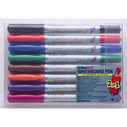 Artline Whiteboard Marker 541T 2-v-1 sada 8 kusů