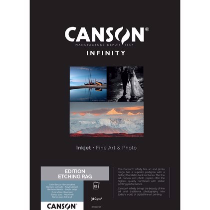 Canson Edition Etching Rag 310 g/m² - A3+, 25 Archa