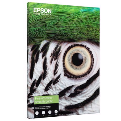 Epson Fine Art Cotton Smooth Bright 300 g/m2 - A3+ 25 listů