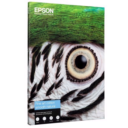 Epson Fine Art Cotton Smooth Natural 300 g/m2 - A3+ 25 Archa